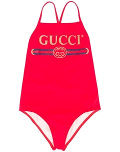 Купальник с логотипом Gucci kids