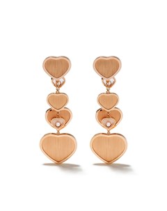 Золотые серьги Happy Hearts Golden Hearts из коллаборации с 007 Chopard