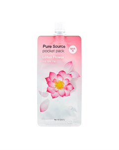 Маска плёнка Pure Source Pocket Pack Lotus Flower Missha