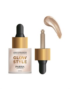 Жидкий хайлайтер для лица Glow Style тон 01 Parisa cosmetics