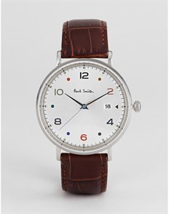 Часы с кожаным ремешком PS0060002 Gauge 41 мм Paul smith