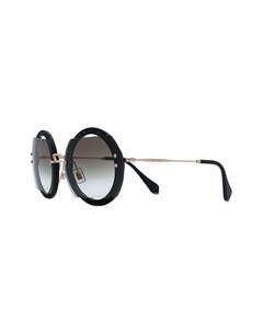 Солнцезащитные очки в круглой оправе Miu miu eyewear