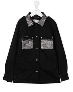 Рубашка с нагрудным карманом Philipp plein junior