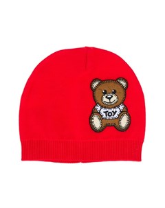 Шапка бини с вышивкой Teddy Bear Moschino kids