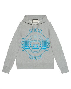 Худи с принтом Disk Gucci