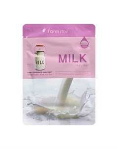 Тканевая маска Visible Difference Mask Sheet Milk Farmstay