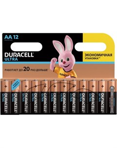 Батарейка алкалиновая UltraPower AA LR06 12 шт Duracell