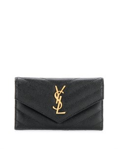 Компактный кошелек с декором Monogram Saint laurent